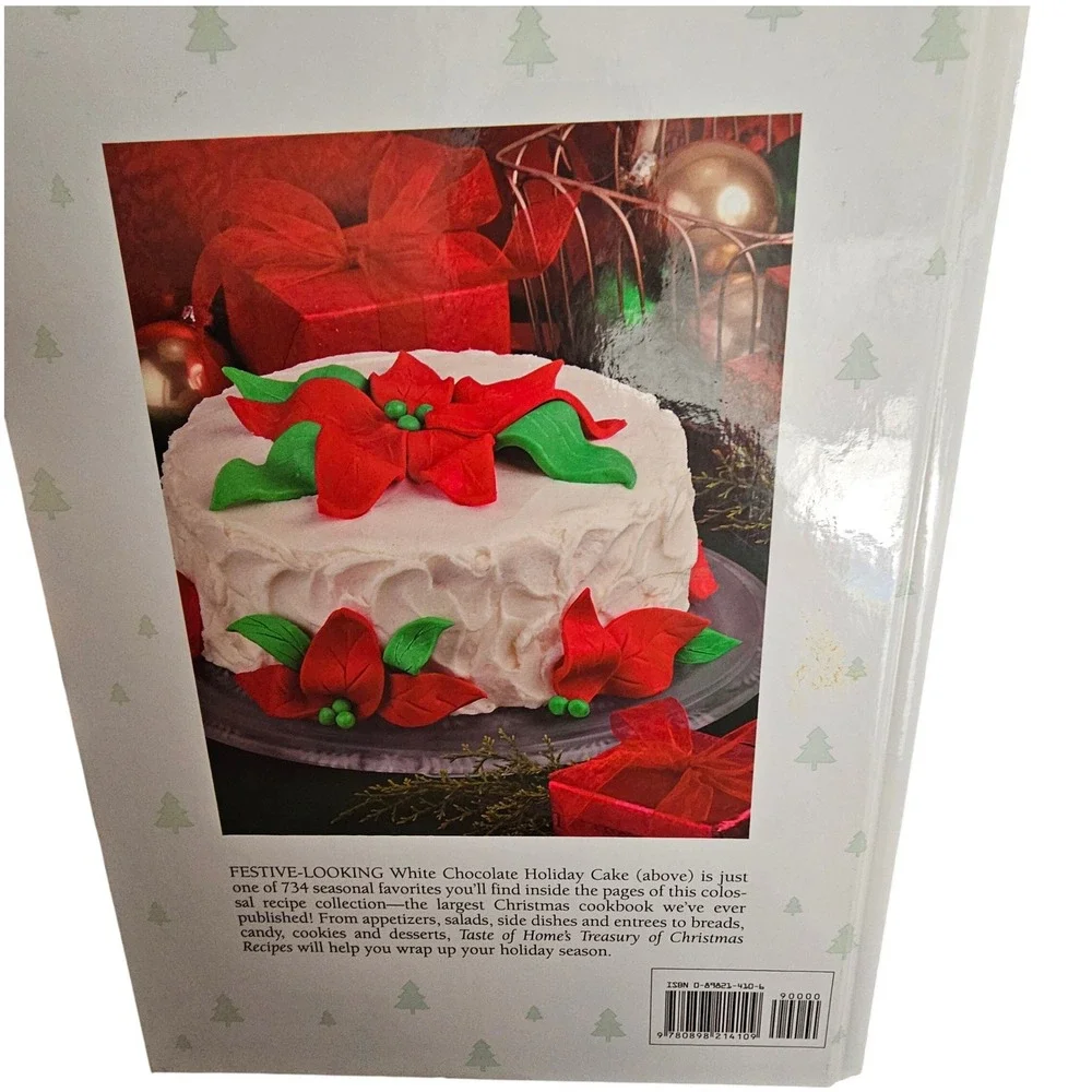 Taste of Home Treasury‎ of Christmas Recipes Cookbook 2004 Hardcover 734 Recipes